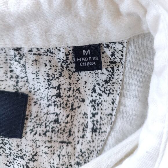 Toscano White Polo Shirt Resortwear Casual Italy Made Modal Cotton Preppy Golf M - Picture 2 of 7